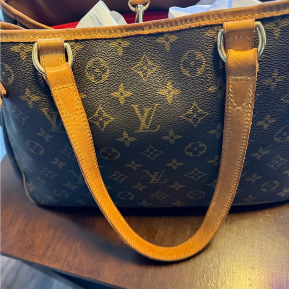 Louis Vuitton Brown and Tan Monogram Tote - Picture 5 of 10